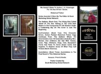 We Award 5 Stars To Author J. A. Hunsinger For ‘An Axe Of Iron’ Series. Poster by Book Marketing Global Network