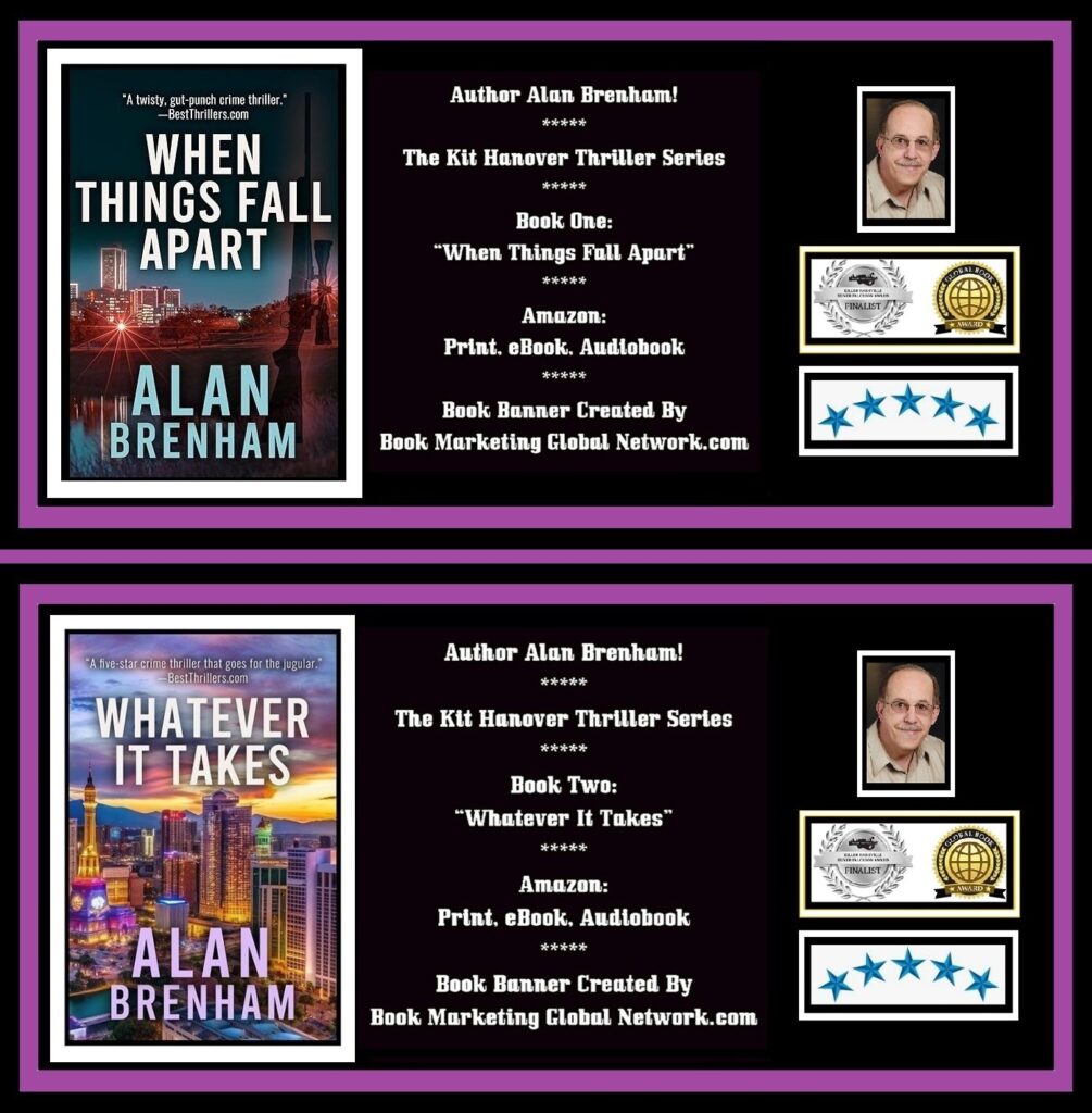 BOOK BANNER POSTER FOR AUTHOR ALAN BRENHAM