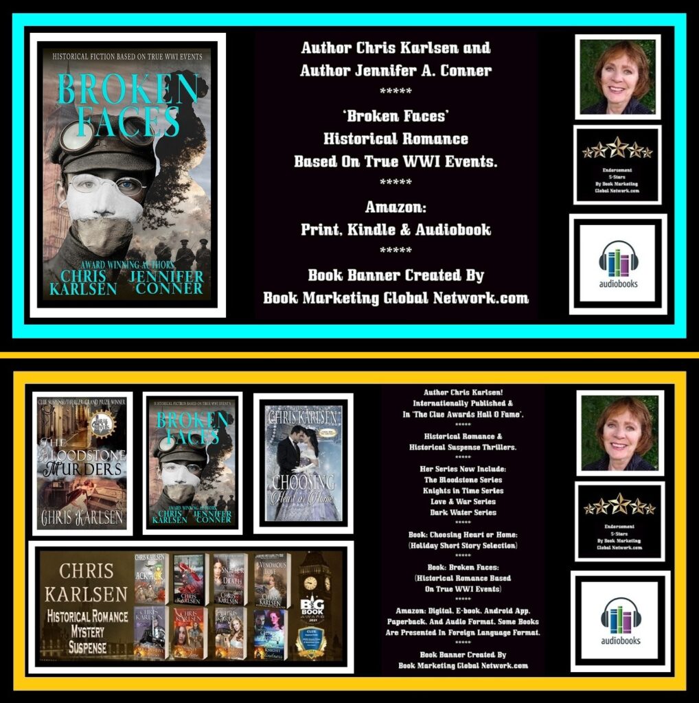 BANNER POSTER FOR AUTHOR CHRIS KARLSEN