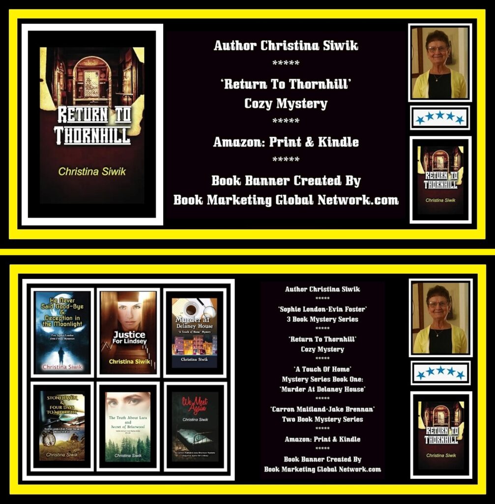 BOOK BANNER POSTER FOR AUTHOR CHRISTINA SIWIK