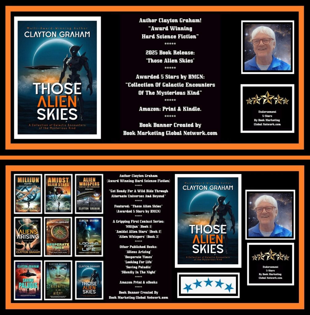 BOOK BANNER POSTER FOR AUTHOR CLAYTON GRAHAM