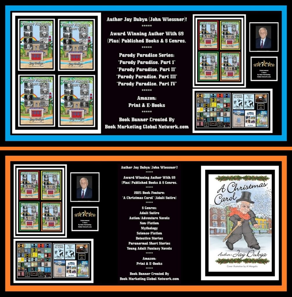 BOOK BANNER POSTER FOR AUTHOR JAY DUBYA