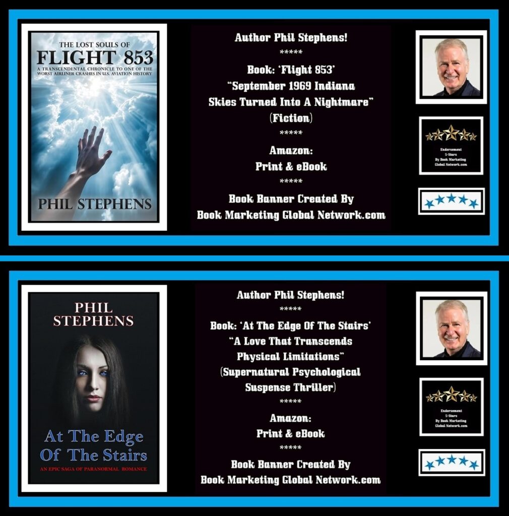 BOOK BANNER POSTER FOR AUTHOR PHIL STEPHENS