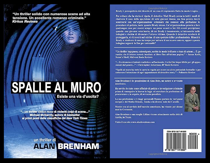 Spalle al muro (Italian Edition) by Alan Brenham
