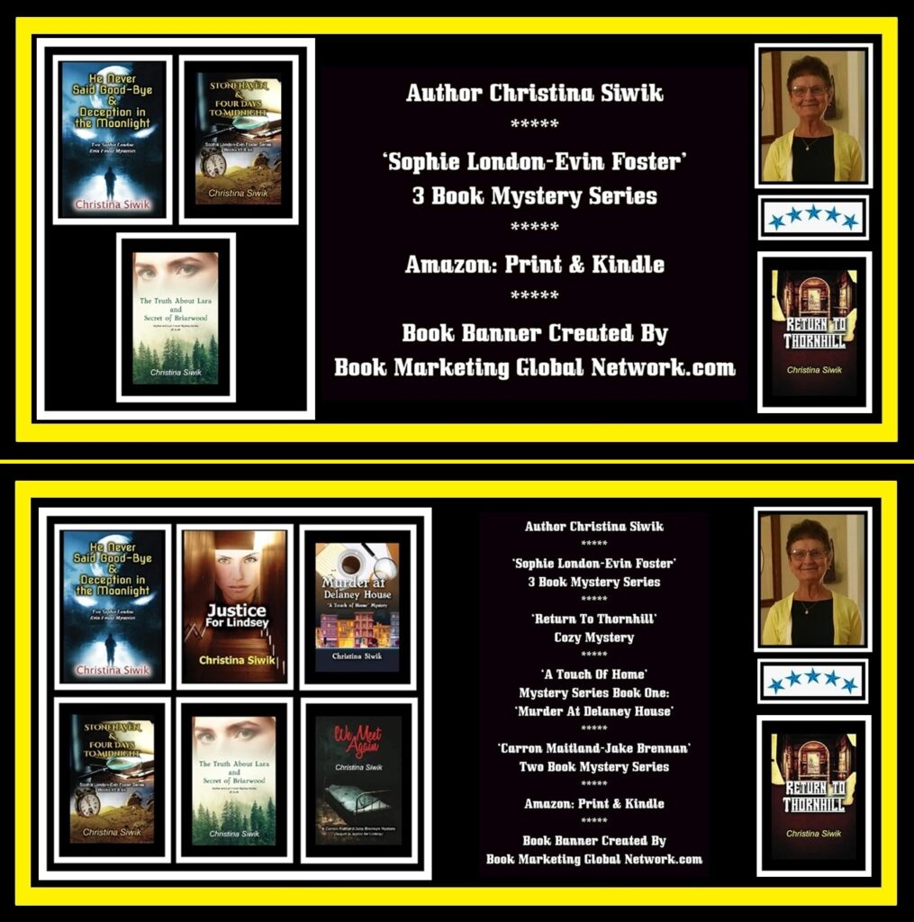 Sophie London-Evin Foster Mysteries by Christina Siwik