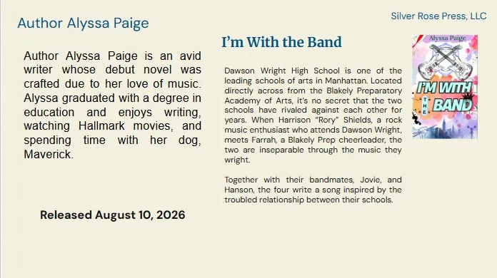 I'm With The Band by Alyssa Paige