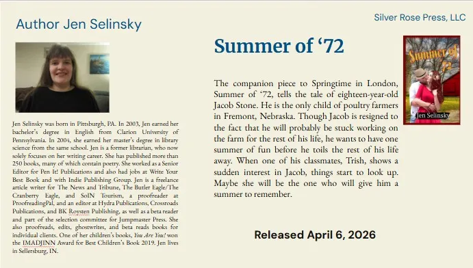 Summer Of 72 by Jen Selinsky