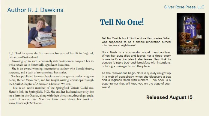 Tell No One by R. A. Dawkins