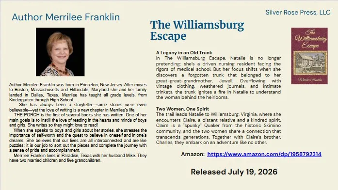 The Williamsburg Escape by Merrilee Franklin