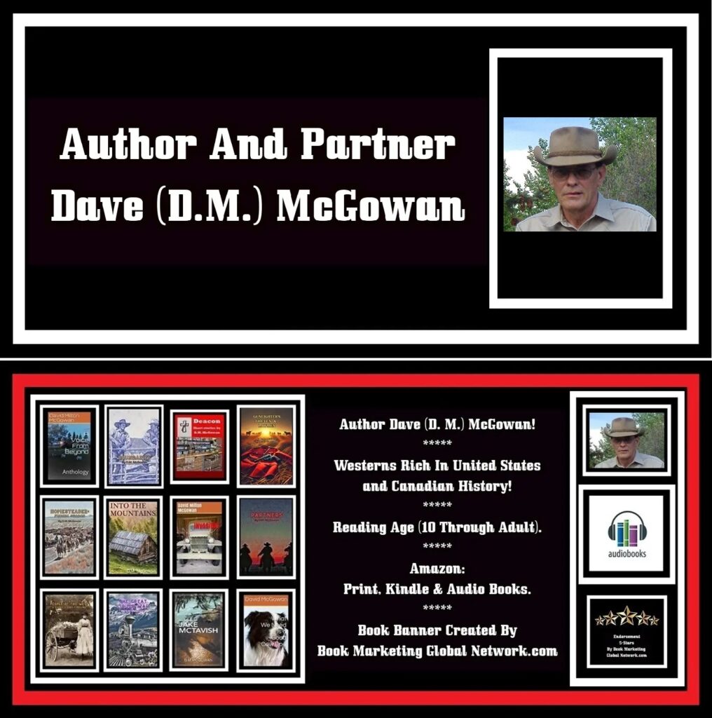 Author And Partner Dave (D.M.) McGowan