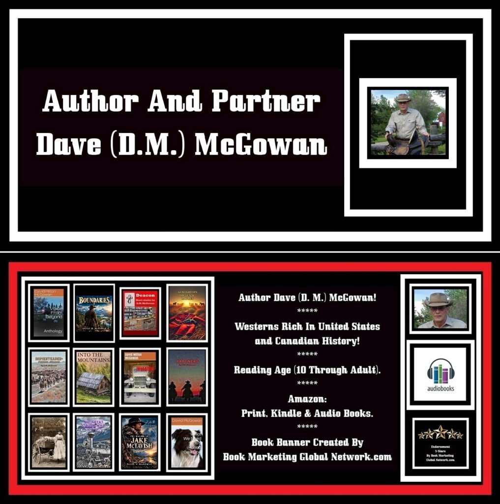 Author And Partner Dave (D.M.) McGowan